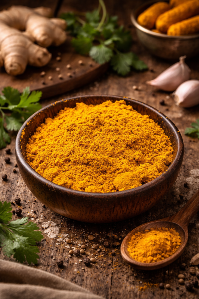 Curry englisch, Typ Java (ohne Salz)